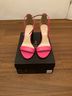 J.Crew 100% Leather Solid Pink Heels Size 7 - photo 3