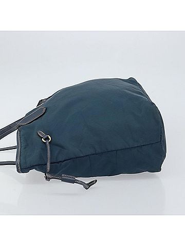 Prada Vintage Tote Tessuto Navy Nylon Tote Bag Bag (view 2)