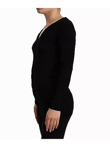 Dolce & Gabbana Black Wool Knit Button Down Cardigan Women's Sweater (view 2)