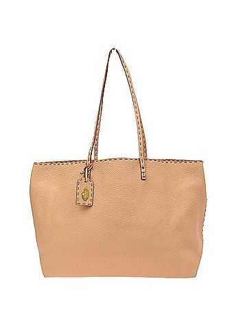 Fendi Roll Tote Selleria Leather Orange Leather Tote Bag Bag (view 1)