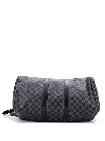 Louis Vuitton Keepall Bandouliere Bag Damier Graphite 45 (view 2)