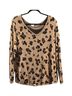 Chico's 100% Rayon Leopard Print Brown Tan Casual Sweaters Size L - photo 1