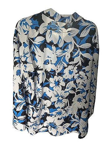 Karl Lagerfeld Paris Long Sleeve Button-Down Shirt (view 2)