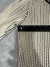 Peruvian Connection Stripes Black Ivory Wool Dress Size XL - photo 8
