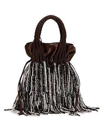 Zara Leather Bucket Bag (view 1)