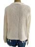 Wooden Ships Graphic Ivory Black Pullover Sweater Size XS - photo 2
