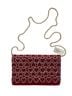 Francesca's 100% Cotton 30% Metallic Fiber 70% Other Hearts Red Clutch One size - photo 1