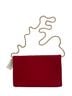 Francesca's 100% Cotton 30% Metallic Fiber 70% Other Hearts Red Clutch One size - photo 2