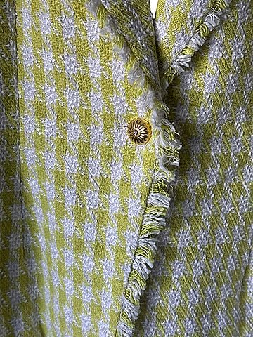 Nanette Citrine/White Houndstooth Blazer (view 2)