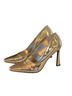 INC International Concepts Silver Heels Size 9 - photo 1