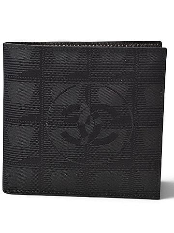 Chanel Chanel Bi-fold Wallet, CHANEL New Travel Line, Coco Mark, Black, Men's &amp; Women's (view 1)