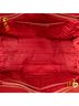 Prada Red Trimmed Canapa Satchel One size - photo 8
