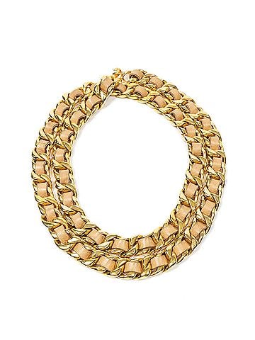 Chanel CC Leather Chain Belt (view 1)