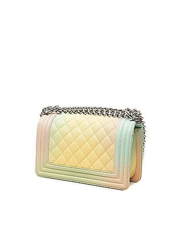Chanel Chanel Matelassé Coco Mark Boy Chain Shoulder Bag, Multicolor Caviar Leather, Women's CHANEL (view 2)