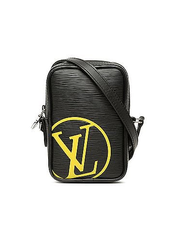 Louis Vuitton Louis Vuitton Epi LV Circle Danube PM Crossbody Shoulder Bag M55120 Noir Black Leather Men's LOUIS VUITTON (view 1)