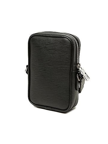 Louis Vuitton Louis Vuitton Epi LV Circle Danube PM Crossbody Shoulder Bag M55120 Noir Black Leather Men's LOUIS VUITTON (view 2)