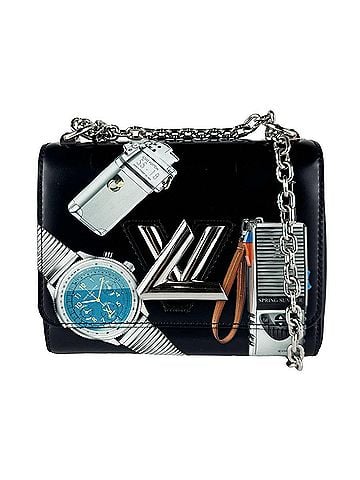 Louis Vuitton Louis Vuitton Twist PM Shoulder Bag, Leather, Black Multicolor Silver, Women's, z10739 (view 1)