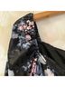 Lulus 68% Polyester 29% Nylon 3% Spandex 100% Polyester 95% Spandex Floral Black Multi Color Jumpsuit Size XS - photo 6