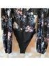 Lulus 68% Polyester 29% Nylon 3% Spandex 100% Polyester 95% Spandex Floral Black Multi Color Jumpsuit Size XS - photo 4