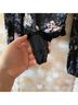 Lulus 68% Polyester 29% Nylon 3% Spandex 100% Polyester 95% Spandex Floral Black Multi Color Jumpsuit Size XS - photo 5