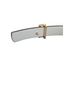 Tory Burch Gold White Leather Belt Size M - photo 2