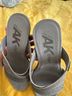 Anne Klein Gray Wedges Size 8 - photo 3