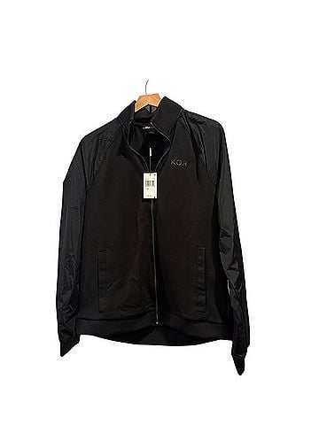 Michael Kors Mixed-Media Full Zip Track Jacket Jacket (view 1)