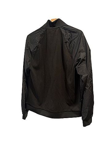 Michael Kors Mixed-Media Full Zip Track Jacket Jacket (view 2)