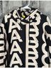 Marc Jacobs 100% Cotton Graphic Black Ivory Pullover Hoodie Size S - photo 5
