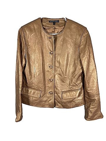 Lafayette 148 New York Leather Jacket (view 1)