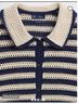 Gap 100% Cotton Stripes Blue Ivory Casual Sweaters Size XL - photo 4