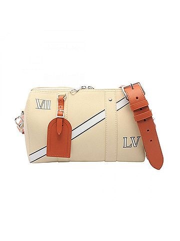 Louis Vuitton Louis Vuitton City Keepall Crème Shoulder Bag/Handbag, Leather, Men's, Ivory/Brown Multicolor, M59670 (view 1)