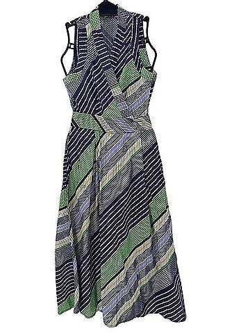 Tory Burch Field Day Bias Stripe Dress Casual Dress (view 2)