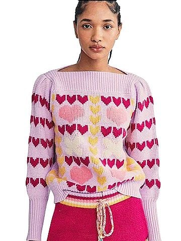 LoveShackFancy Gizela Pullover Sweater (view 1)