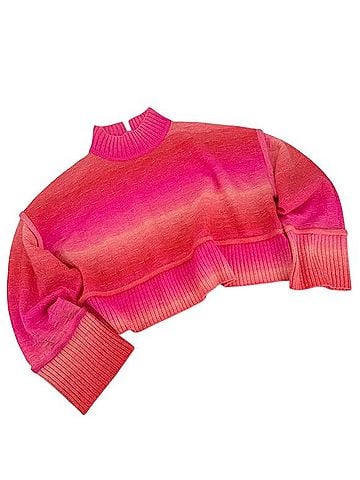 Anthropologie Pilcro Cropped Mock Neck Sweater Turtleneck Sweater (view 2)