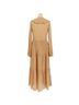 DÔEN 100% Viscose 100% Silk 100% Viscose Floral Tan Casual Dress Size S - photo 2
