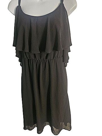Torrid Cold Shoulder Ruffle Chiffon Dress Cocktail Dress (view 2)