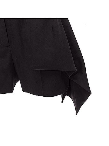 Alexander McQueen Alexander Mcqueen Wool Cascade Wide Shorts (view 2)