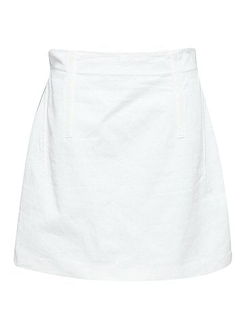 Prada Prada Cotton Denim Tapered Skirt (view 1)