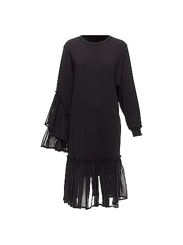 Dries Van Noten Dries Van Noten Ruffle Sweatshirt Dress (view 1)