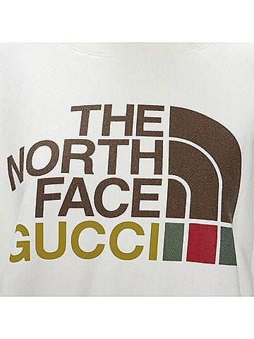 Gucci Gucci North Face Logo Print Sweatshirt (view 2)