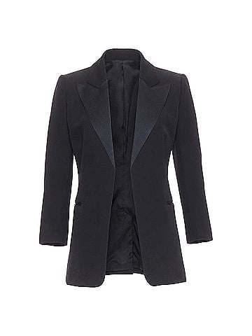 Lanvin Lanvin Wool Silk Trompe Loeil Blazer (view 1)