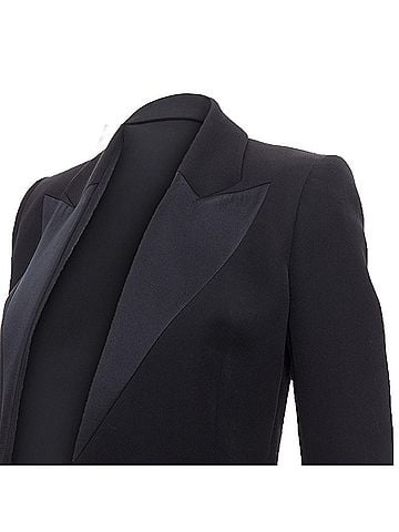 Lanvin Lanvin Wool Silk Trompe Loeil Blazer (view 2)