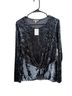Pleione Black Long Sleeve Top Size M - photo 1
