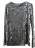 Pleione Black Long Sleeve Top Size M - photo 2