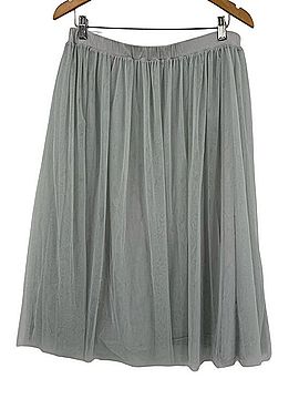 Garnet Hill Tulle Midi Skirt Casual Skirt (view 1)