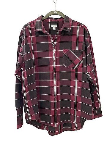Garnet Hill Boyfriend Oversized Long Sleeve Button-Down Shirt (view 1)