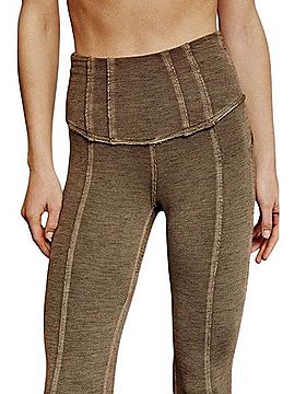 Free People 2019 NWT FP Movement Green High Waist Leggings | Athleisure Boho Pilates Princess Clean Girl Lounge Yoga Pants (view 2)