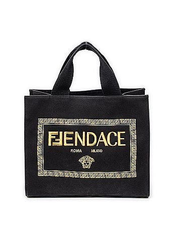 Fendi Ltd. Ed. Fendi x Versace Fendace Reversible Large Shopping Tote (view 1)