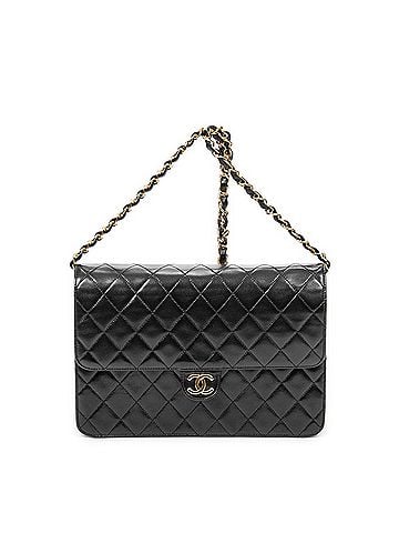 Chanel Vintage Push Lock Straight Flap (view 1)